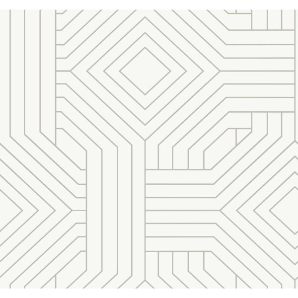 York Wallcoverings Geometric Double Roll Wayfair